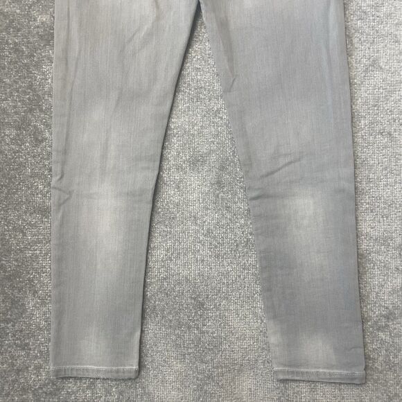 Banana Republic Jeans Womens 27 Light Grey Skinny Stretch Denim Pants Casual - Picture 11 of 11